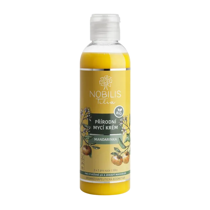 Nobilis Tilia Přírodní mycí krém Mandarinka 200 ml